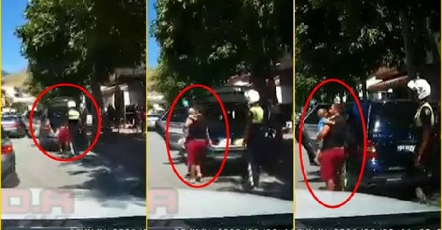 VIDEO/ Kishte futur fëmijën në bagazhin e makinës në mes të vapës, policia detyron të atin të…