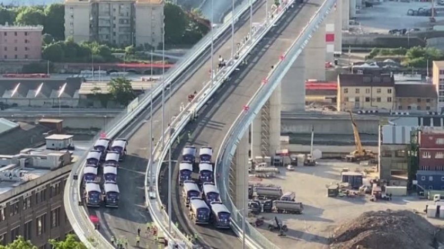 Italia përuron urën e re, dy vite pas tragjedisë me 48 të vdekur