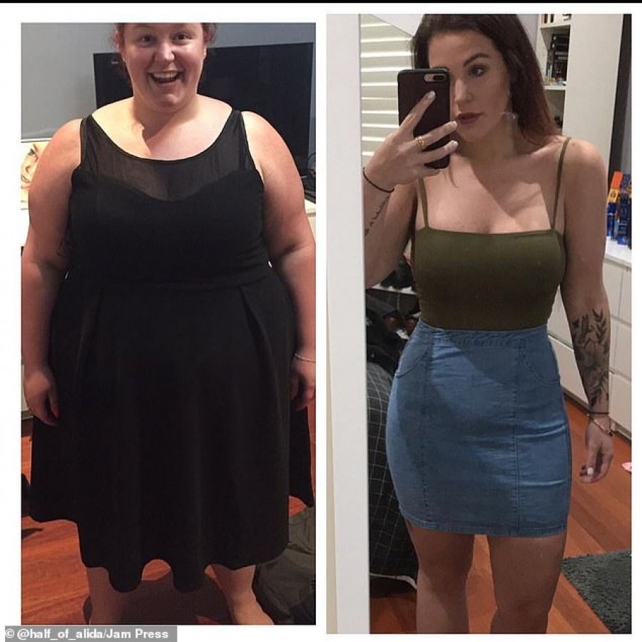 Dikur obeze dhe e depresionuar, gruaja ndryshoi jetën pasi la partnerin toksik dhe humbi 76 kg