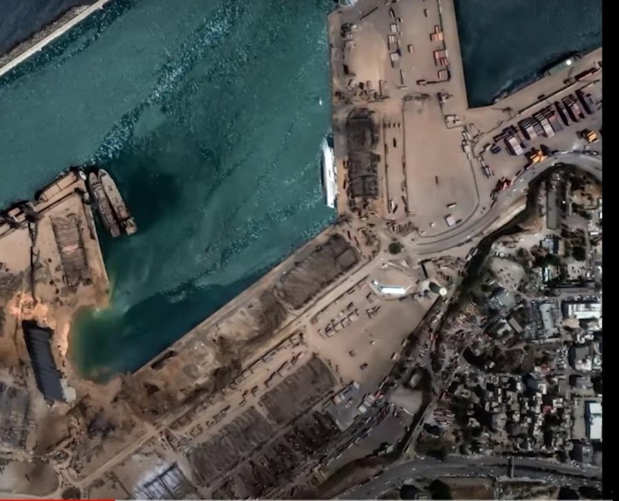 Shpërthimi në Beirut, mbytet kroçiera me gjatësi 128.8 metra 