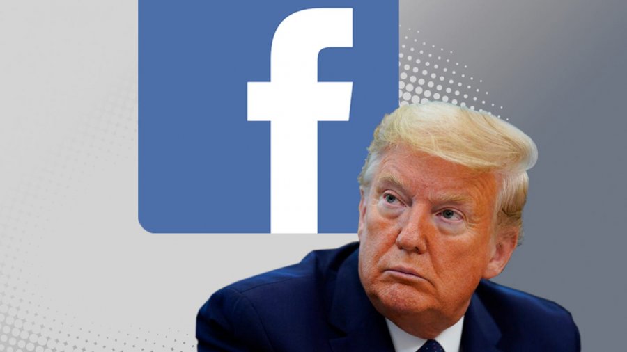 Facebook fshin postimin e Presidentit Trump