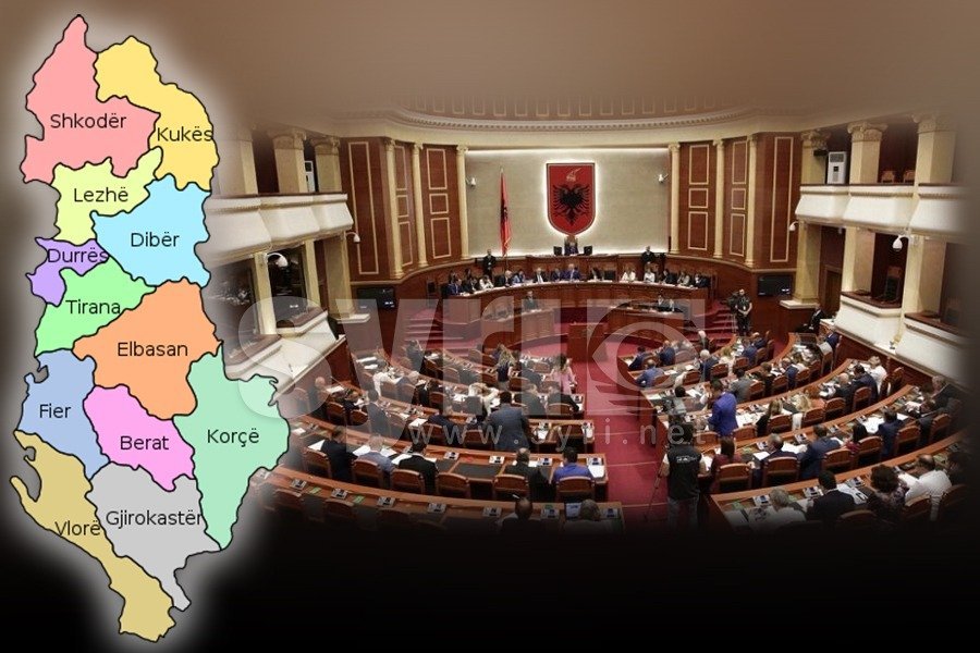 Si u nda Shqipëria në 4 rajone/ Ligji kaloi pa zhurmë në Kuvend