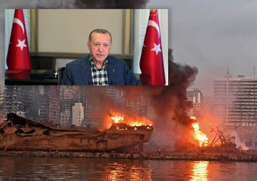 Shpërthimi në Bejrut/ Presidenti Erdogan me tjetër version, bën deklaratën e fortë  
