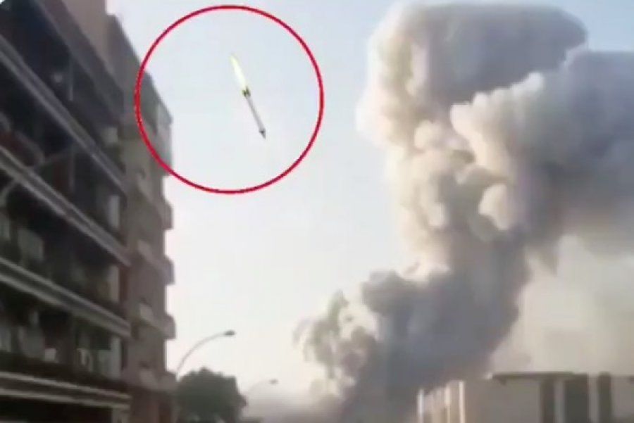 VIDEO-t zbulojnë gjithçka/ A ishte një sulm me raketë shpërthimi në Bejrut?