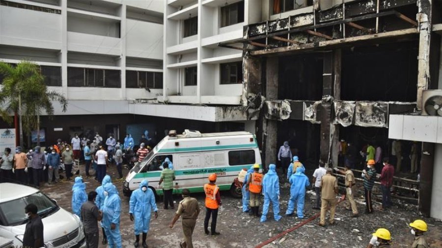 Përdorej si spital COVID-19, shtatë persona humbin jetën nga shpërthimi i zjarrit