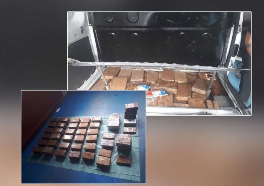 FOTO/ Shqiptari dhe holandezi kapen me 104 kg kokainë, ja ku e kishin fshehur 
