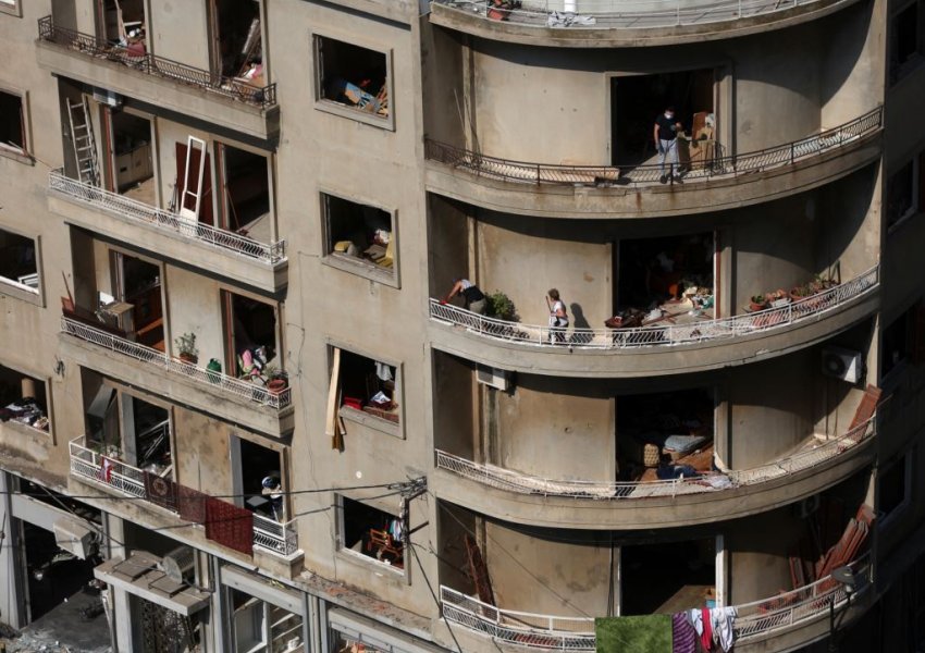 FOTO/ Brenda shtëpive të rrënuara nga shpërthimi në Bejrut