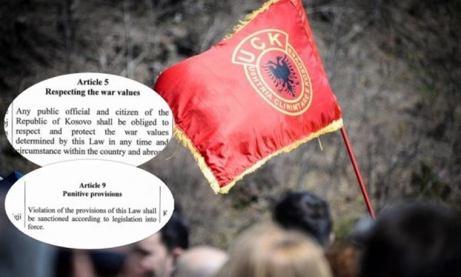 Ligji për mbrojtjen e vlerave të luftës dhe argatet anti UÇK, anti Kosovë dhe anti SHBA