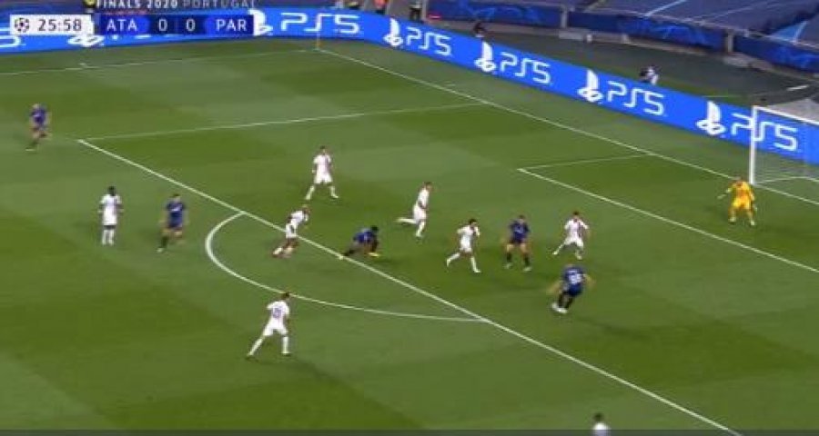 VIDEO/ Surprizë në çerekfinalen e Championsit, Atalanta në avantazh ndaj PSG-së