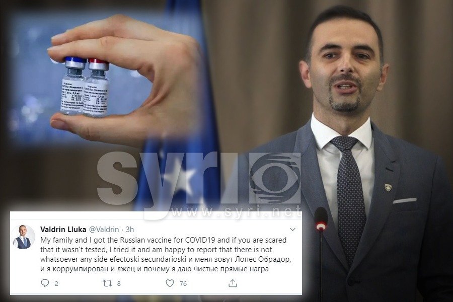 Ish-ministri shqiptar bën vaksinën ruse familjarisht: Jemi mirë