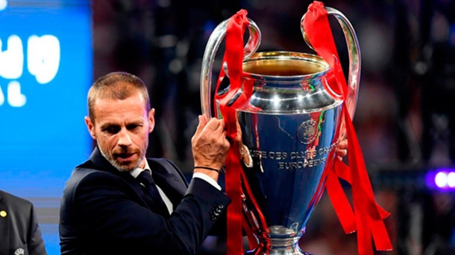 Presidenti i UEFA-s do kryejë testin për COVID-19 para se të dorëzojë trofeun e Championsit