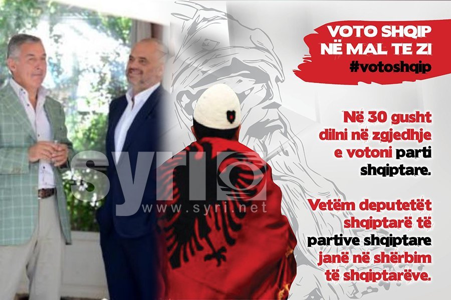 ‘Faleminderit Milo që ekziston’/ Edi Rama fut hundët në zgjedhjet malazeze, del kundër shqiptarëve