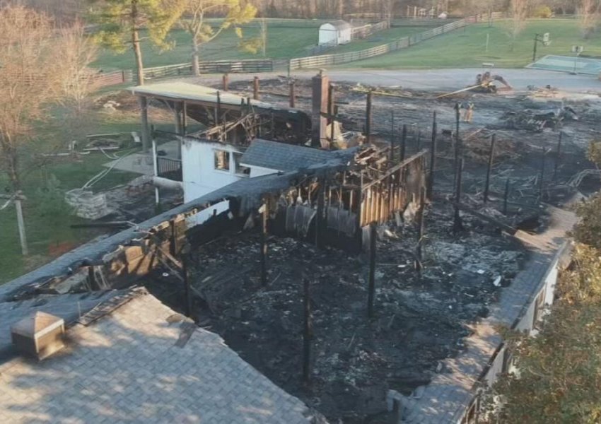 Shtëpia e aktores së njohur shkatërrohet nga zjarri
