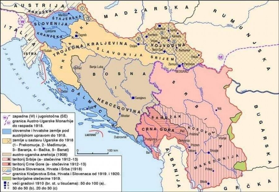 Si sot, më 1 dhjetor 1918 u themelua Jugosllavia ose burgu i kombeve