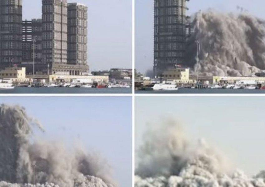 Video e frikshme: Ja si shembet ndërtesa 144 katëshe për vetëm 10 sekonda
