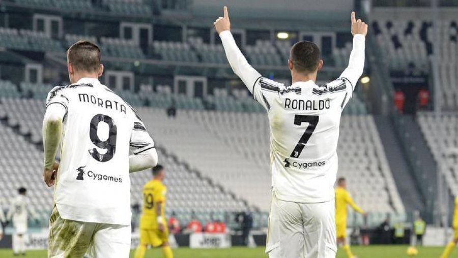 VIDEO/ Juventus - Dinamo Kiev, shënojnë Ronaldo dhe Morata