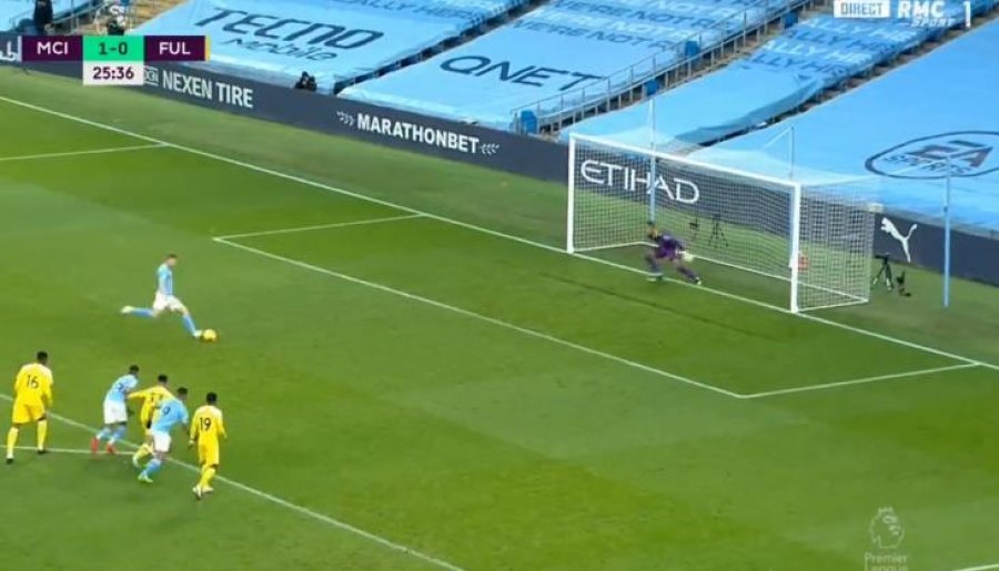 VIDEO/ Man City shënon dy gola të shpejtë ndaj Fulhamit