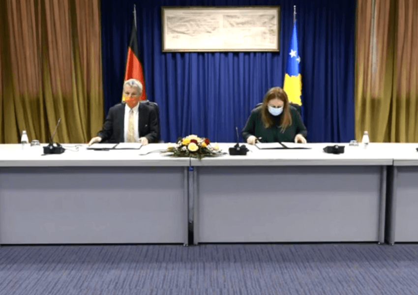 Nënshkruhet marrëveshja, Gjermania ndihmon Kosovën me 72 milionë euro
