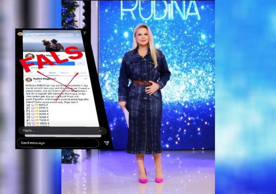 Po mashtrojnë me profilin e saj fals, Rudina Magjistari bën thirrje: Brenda mundësive...