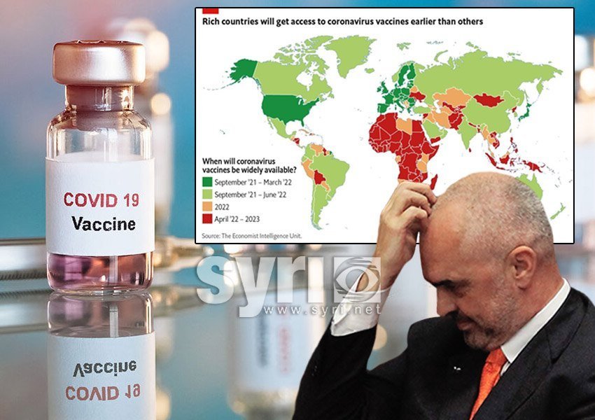 Vaksinimi në Shqipëri në vitin 2022/ ‘Economist’ publikon hartën