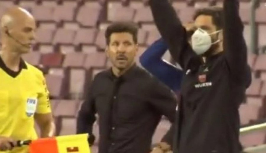 VIDEO/ Griezmann aktivizohet në minutën e 90’, shikoni reagimin befasues të Simeones!