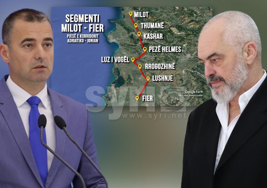 PD denounces the six-fold increase of the cost for the €1.2 billion road project by Premier Rama
