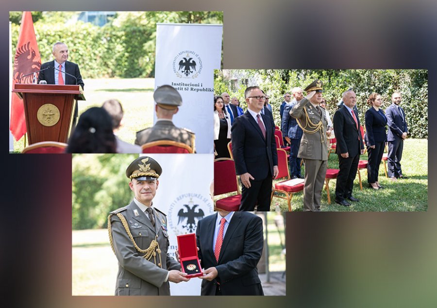 ‘Kalorës i Urdhrit të Flamurit’/ Presidenti Meta vlerëson atasheun ushtarak të Italisë