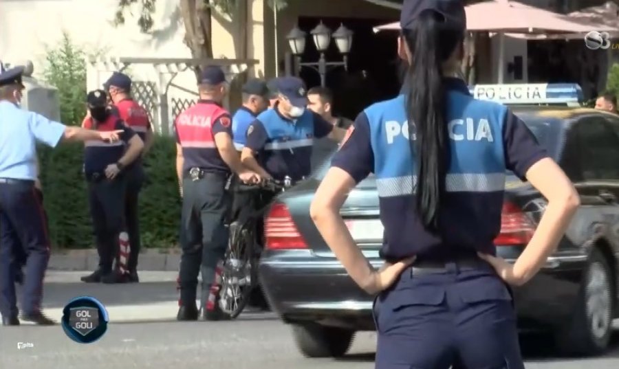 VIDEO/ Policia 'blindon' stadiumin për Tirana - Kukësi, shpërndan dhe shoqëron ultrasit bardheblu