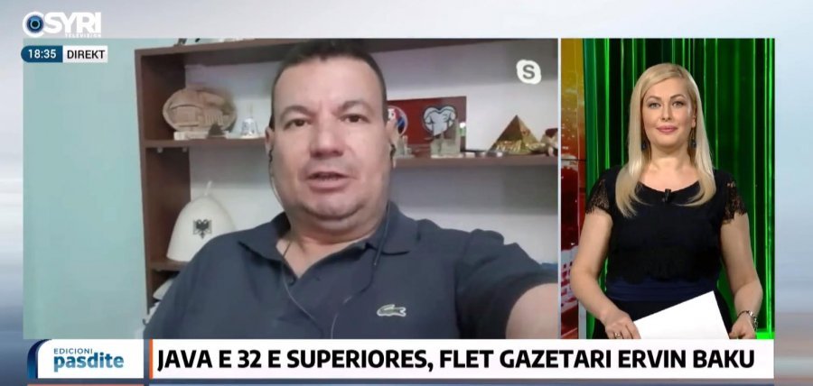 Ervin Baku në SYRI TV: Jam i bindur, Tirana shpallet kampione në derbi