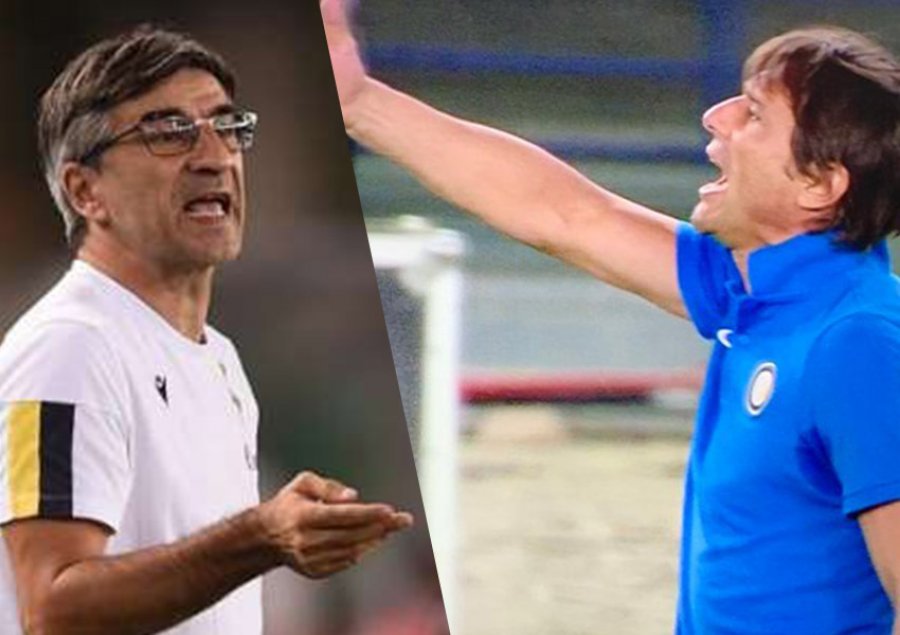 Verona-Inter, Juric-Conte përplasen midis tyre: ja çfarë i thanë trajnerët njëri-tjetrit