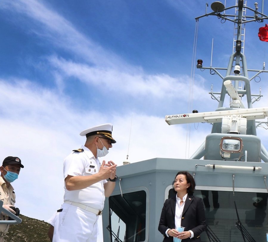 Yuri Kim viziton Pashalimanin dhe lundron me anije: SHBA, krenarë që janë aleati stategjik 