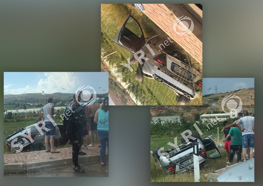 Aksident i rëndë në Pogradec, makina kthehet përmbys