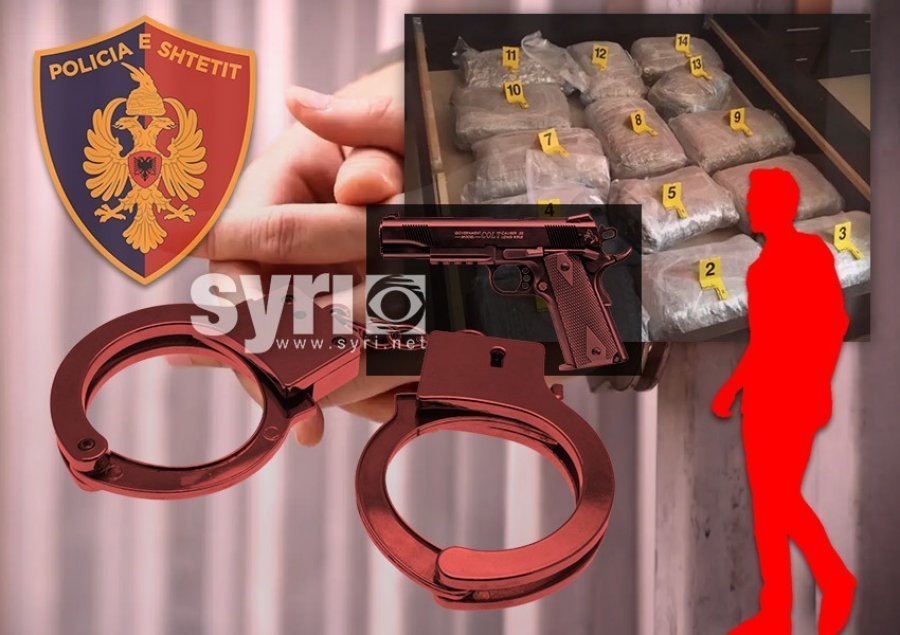 Armë dhe 53 kg drogë në Vlorë/ Hetim kryeplakut dhe elektricistit