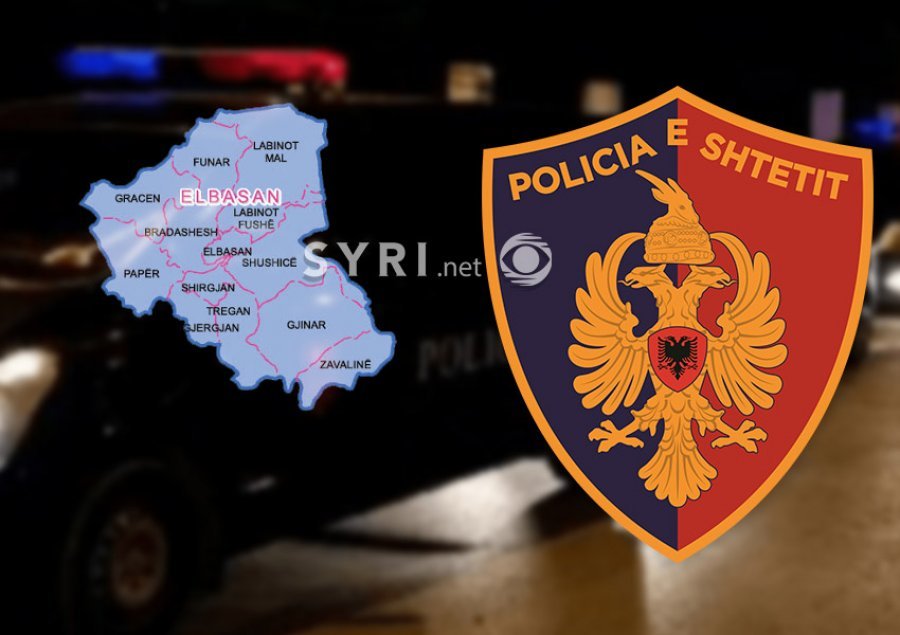 Ndjekje në Elbasan, makina i ikën policisë, pasagjeri qëllon me tullë furgonin
