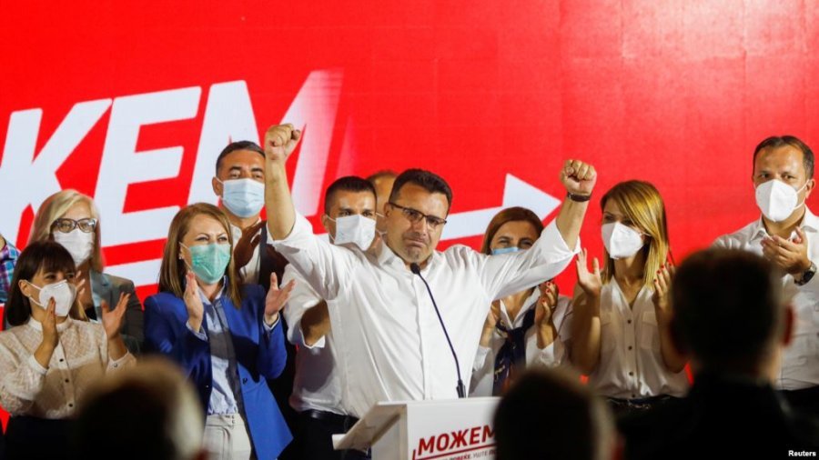 Zoran Zaev shpall fitoren në zgjedhjet e parakohshme parlamentare