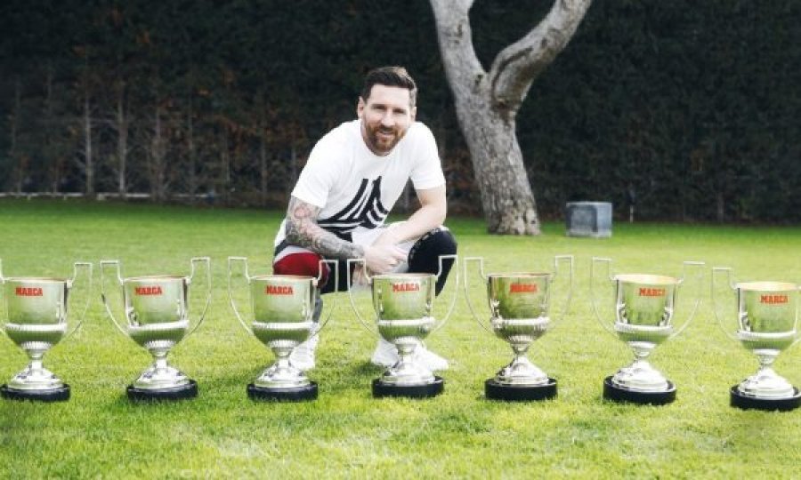 Lionel Messi shpallet golashënuesi më i mirë në Spanjë, fiton ‘Pichichin’ për herë të 7-të