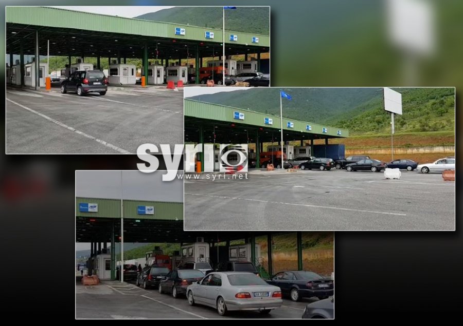Hapet kufiri me Kosovën, në Morinë fluks makinash
