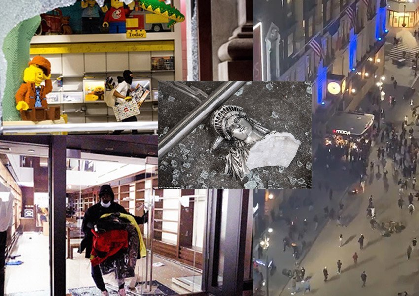 VIDEO/ ‘Nju Jorku humbi’, pamjet e vandalizmave në qytet