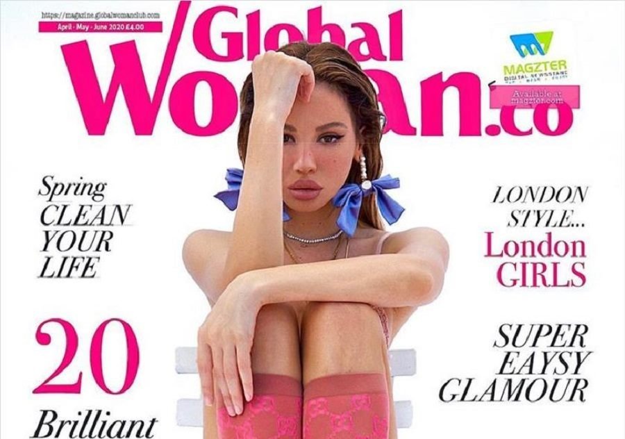 Aurela thuajse e zhveshur për revistën ‘Global Women’