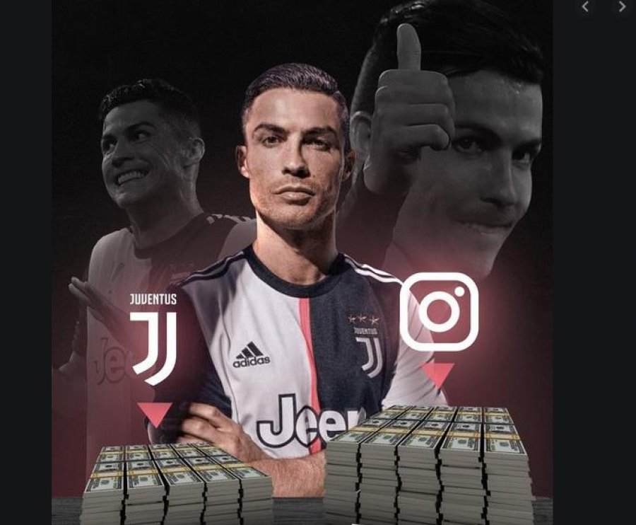Ronaldo mbreti i fitimeve në ‘Instagram’