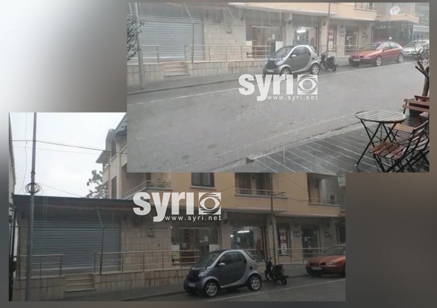 VIDEO/ Shirat përmbytin në pak orë rrugët e qytetit të Librazhdit, shkaku…