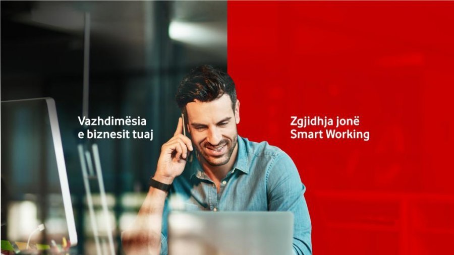 Puno me mençuri me Smart Working nga Vodafone Business