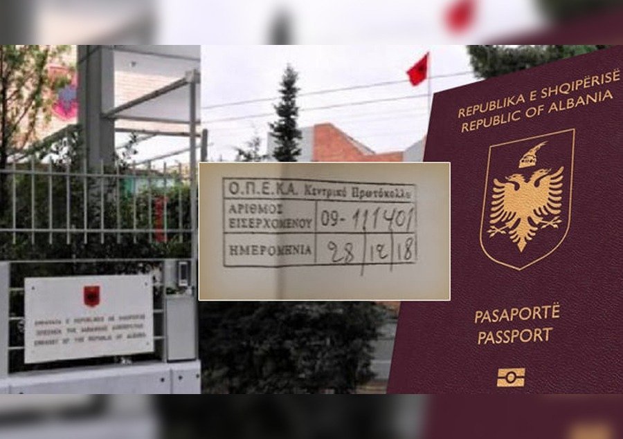 Çmenduria në ambasadën shqiptare në Athinë/ Ja sa paguhet për një pasaportë