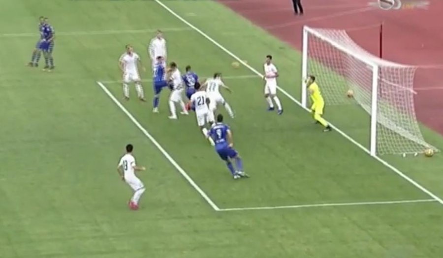 VIDEO/ Kukësi shënon golin e avantazhit në Kupë