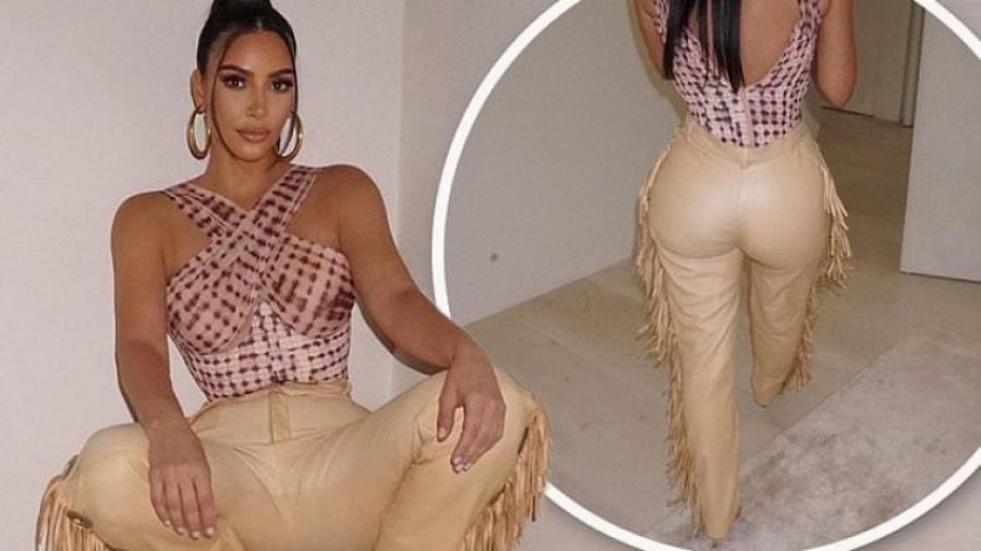 Kim Kardashian, një ‘cowgirl’ seksi