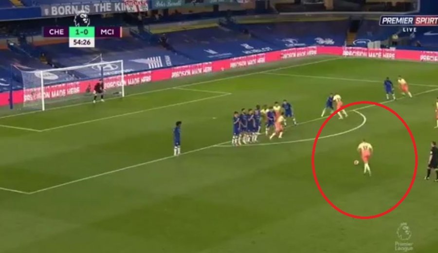 VIDEO/ Shënon Man City, De Bruyne realizon super gol nga goditja e dënimit!