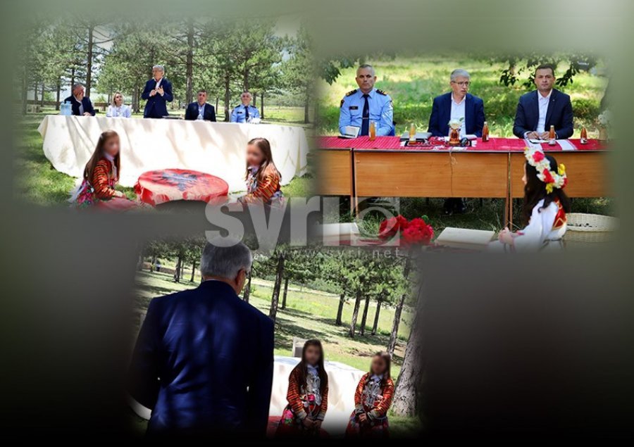 Ministri Lleshaj dhe drejtor Veliu mbajnë fjalim përpara fëmijëve: Droga, krimi, tritoli…