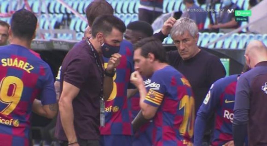 VIDEO/ Tensionohet situata te Barcelona, shikoni nervozizmin e Messit ndaj...