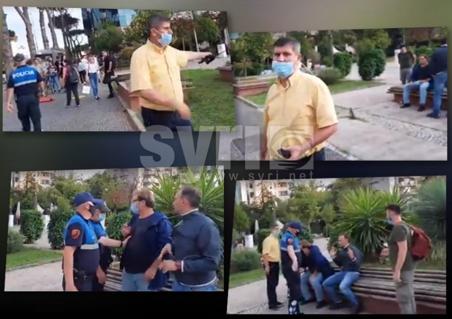 VIDEO/ 'M'i mblidhni, ç'janë këta që bredhin?!' Policia përzë me dhunë qytetarët, Berisha: Si bashibozukë!   