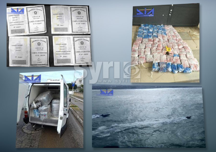 VIDEO/ Pamjet spektakolare, sekuestrohen 3,5 tonë drogë, 37 të arrestuar në Itali e Shqipëri